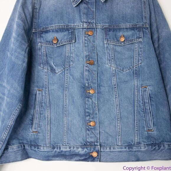 NEW Madewell The Jean Jacket in Pinter Wash, 3X - Picture 7 of 16